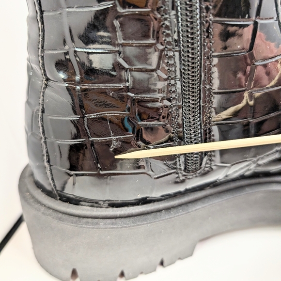 Steve Madden Keeghan combat black boots size 11 - Picture 11 of 13